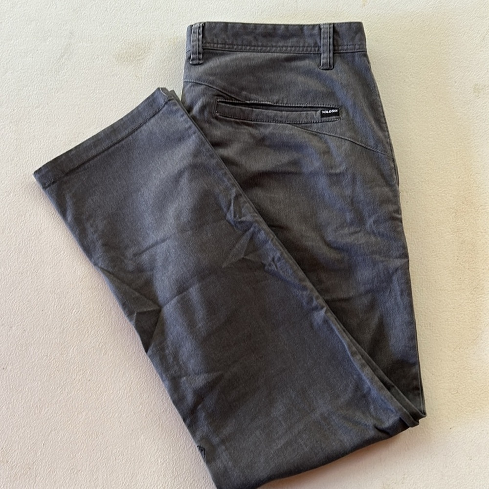 Volcom Men's Charcoal Chinos (36x31)